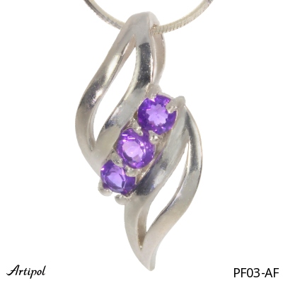Pendant PF03-AF with real Amethyst