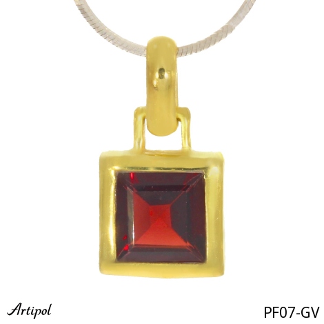 Anhänger PF07-GV mit echter Granat