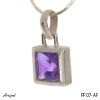 Pendant PF07-AF with real Amethyst