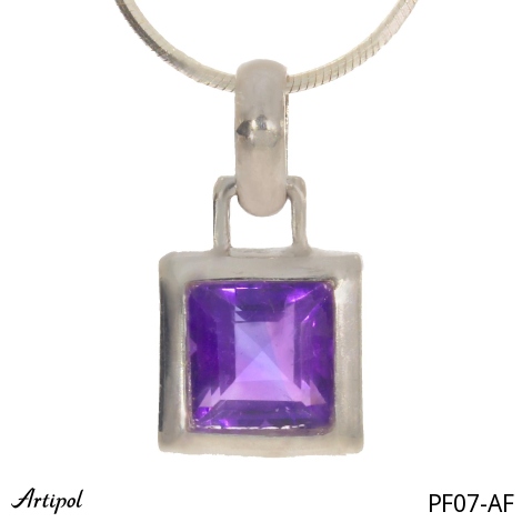 Pendentif PF07-AF en Améthyste véritable