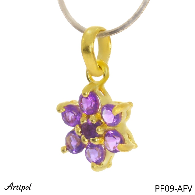 Pendant PF09-AFV with real Amethyst