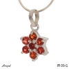 Pendant PF09-G with real Garnet