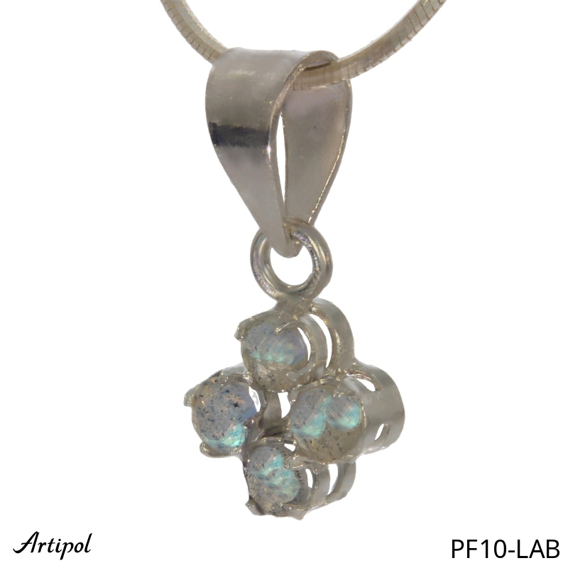 Pendentif PF10-LAB en Labradorite véritable