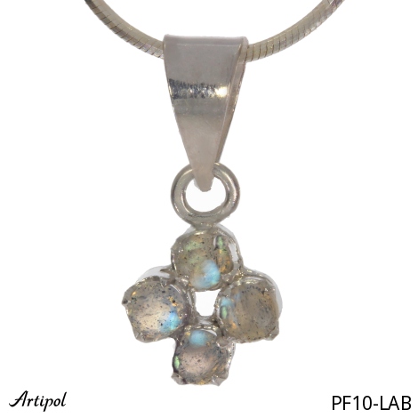 Pendentif PF10-LAB en Labradorite véritable