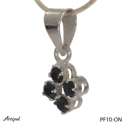 Pendant PF10-ON with real Black Onyx