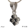 Pendant PF10-ON with real Black Onyx