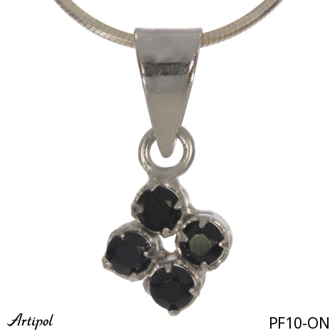 Pendentif PF10-ON en Onyx noir véritable