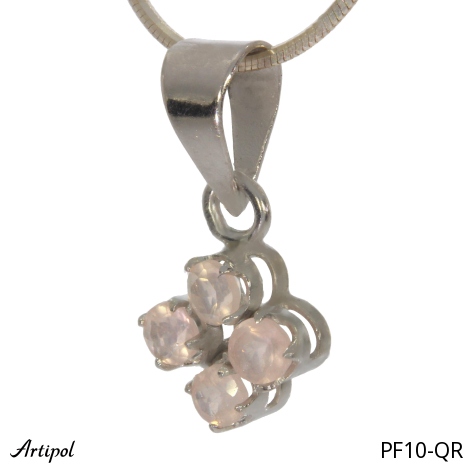 Pendant PF10-QR with real Rose Quartz