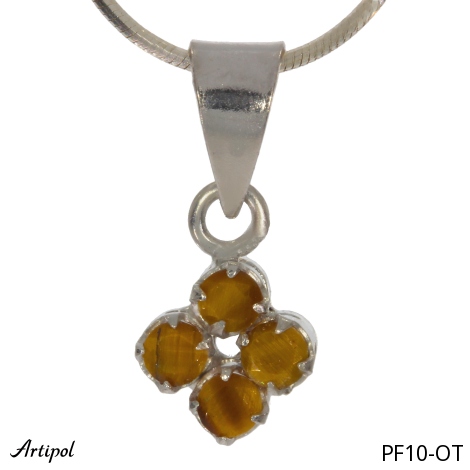 Pendentif PF10-OT en Oeil de tigre véritable