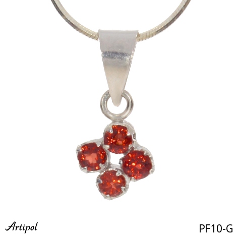 Pendant PF10-G with real Garnet