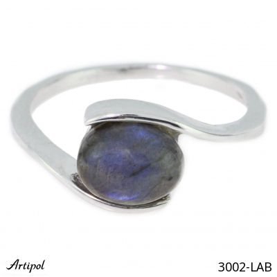 Ring 3002-LAB with real Labradorite