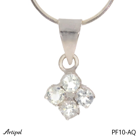 Pendant PF10-AQ with real Aquamarine