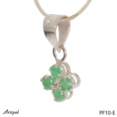 Pendant PF10-E with real Emerald