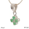 Pendant PF10-E with real Emerald