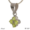 Pendant PF10-P with real Peridot