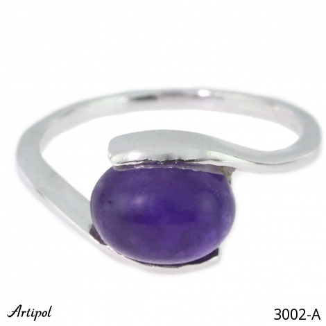 Ring 3002-A with real Amethyst