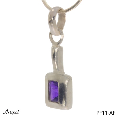 Pendant PF11-AF with real Amethyst faceted