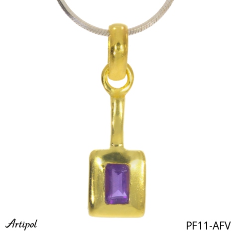 Pendentif PF11-AFV en Améthyste véritable