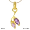 Pendentif PF12-AFV en Amethyste véritable