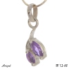 Pendant PF12-AF with real Amethyst