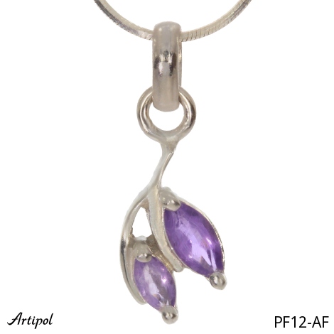 Anhänger PF12-AF mit echter Amethyst