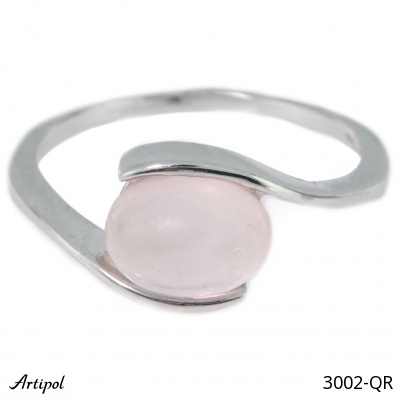 Bague 3002-QR en Quartz rose véritable