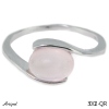 Bague 3002-QR en Quartz rose véritable