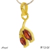 Pendentif PF12-GV en Grenat véritable