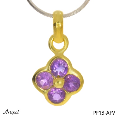 Pendant PF13-AFV with real Amethyst