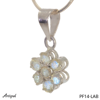 Pendentif PF14-LAB en Labradorite véritable