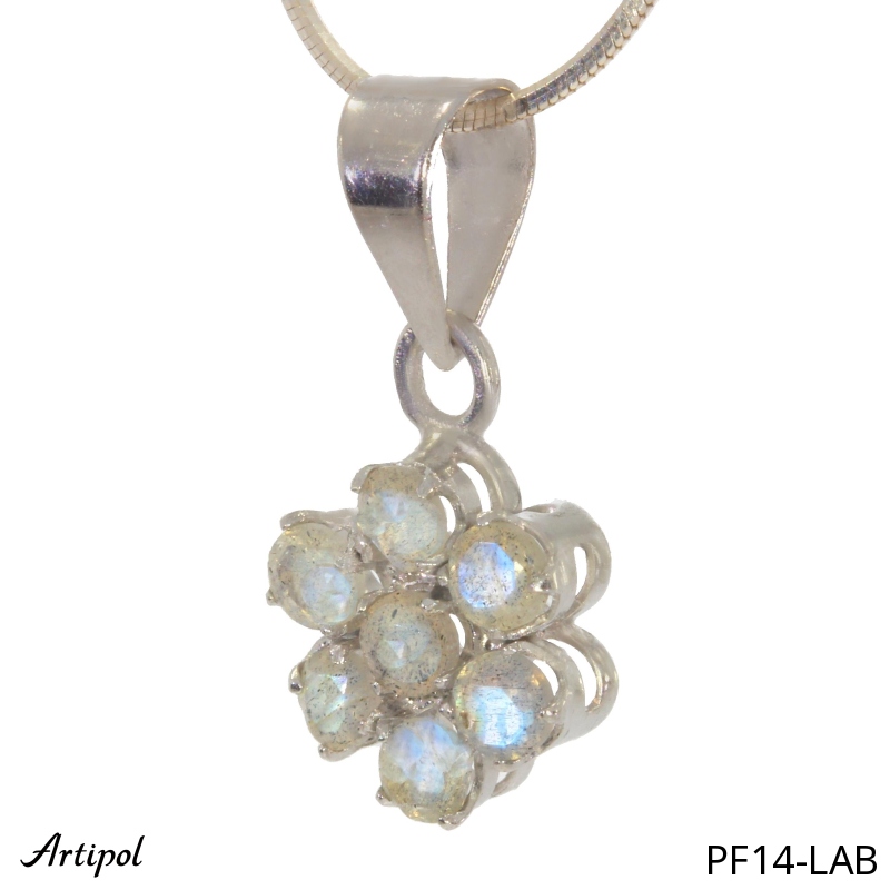 Pendant PF14-LAB with real Labradorite