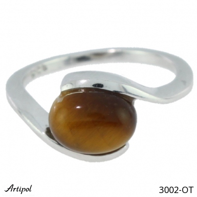 Ring 3002-OT with real Tiger's eye