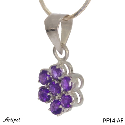 Pendant PF14-AF with real Amethyst faceted