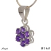 Pendant PF14-AF with real Amethyst