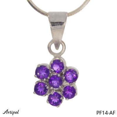 Pendant PF14-AF with real Amethyst