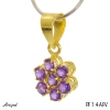 Pendant PF14-AFV with real Amethyst