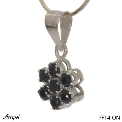 Pendant PF14-ON with real Black onyx