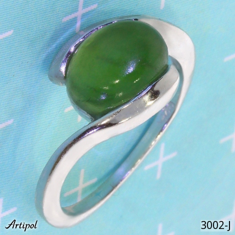 Ring 3002-J with real Jade