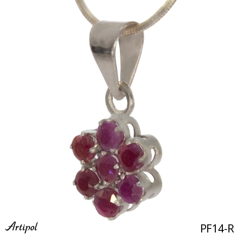 Pendant PF14-R with real Ruby