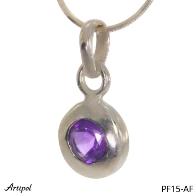 Pendant PF15-AF with real Amethyst faceted