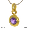 Pendentif PF15-AFV en Amethyste véritable