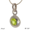 Pendant PF15-P with real Peridot