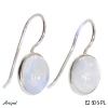 Earrings E2606-PL with real Moonstone