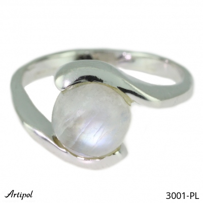 Ring 3001-PL with real Moonstone
