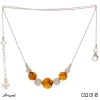 Necklace C6201-B with real Amber