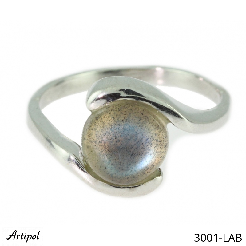 Ring 3001-LAB with real Labradorite
