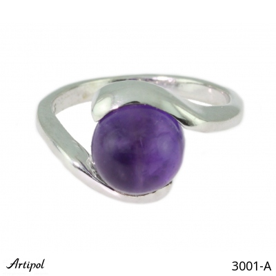 Ring 3001-A with real Amethyst