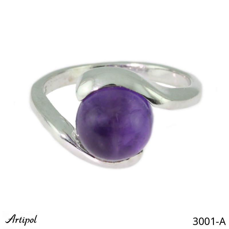 Ring 3001-A with real Amethyst