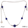 Necklace C4801-LL with real Lapis lazuli