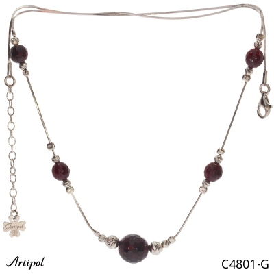 Real garnet necklace clearance
